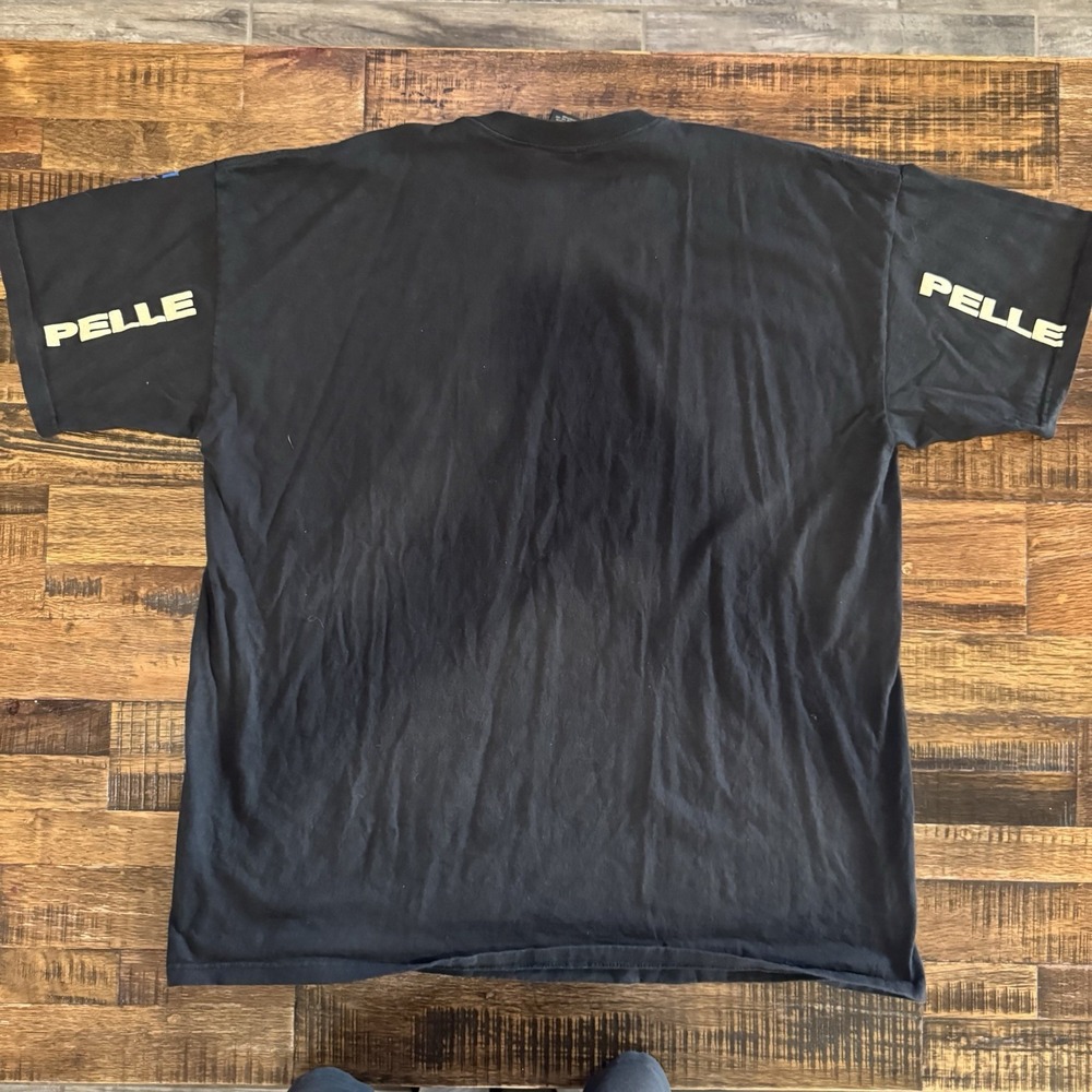 VTG 90s Pelle Pelle Marc Buchanan Made in USA Shirt XXL Expedition Sleeve‎ Print - Picture 7 of 9